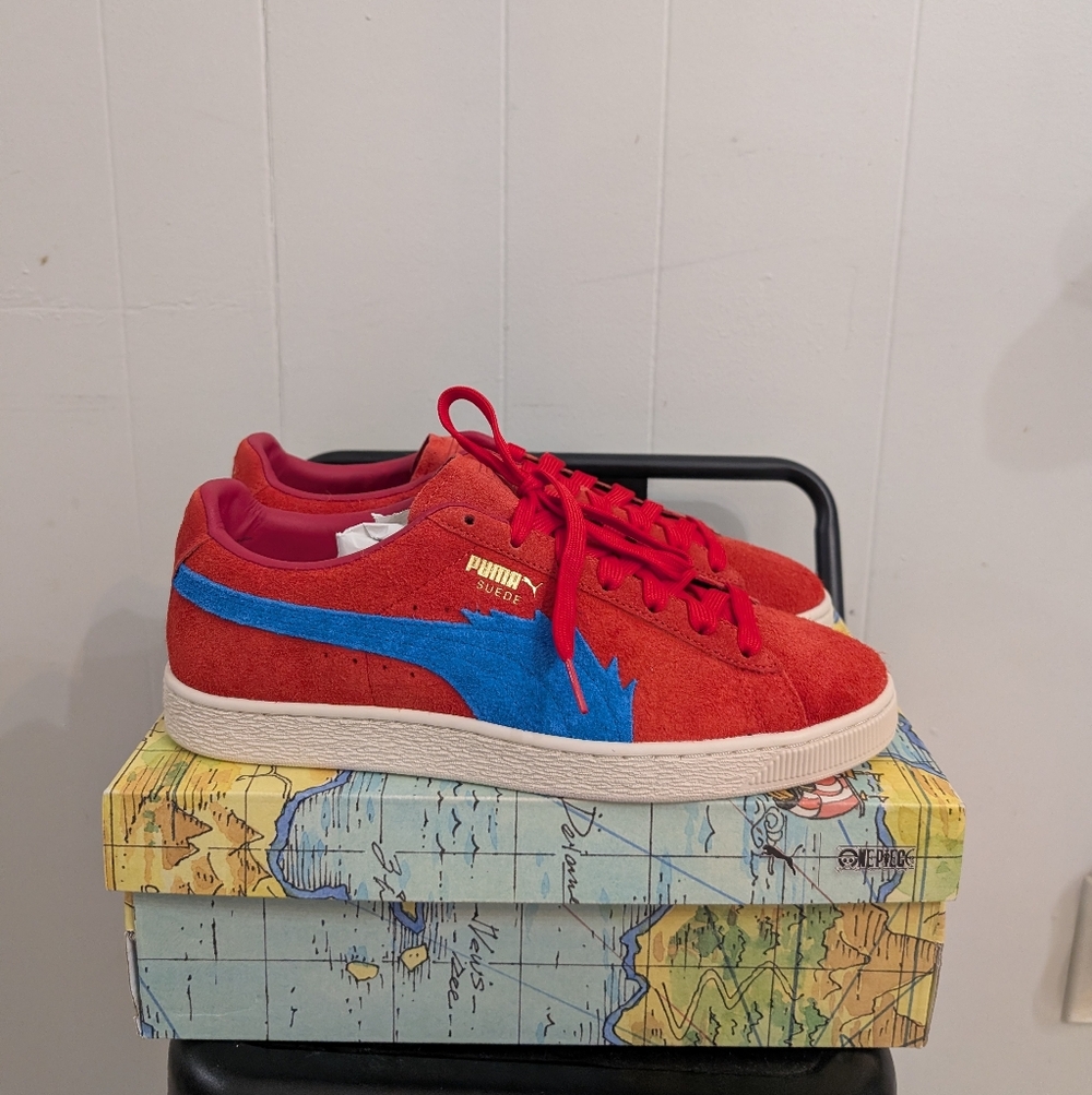 One Piece x Puma Suede Buggy Sneakers Size 8